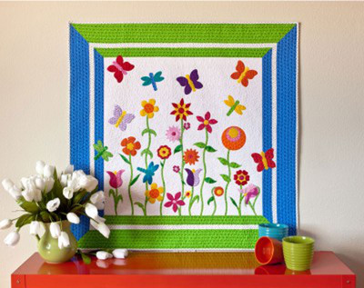 Applique Butterfly Garden Applique Butterfly Garden