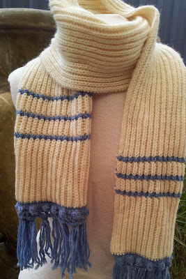 fisherman stitch scarf