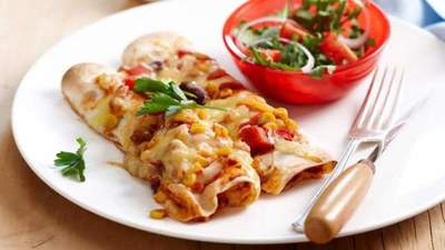 Calcium Rich Beef Enchiladas