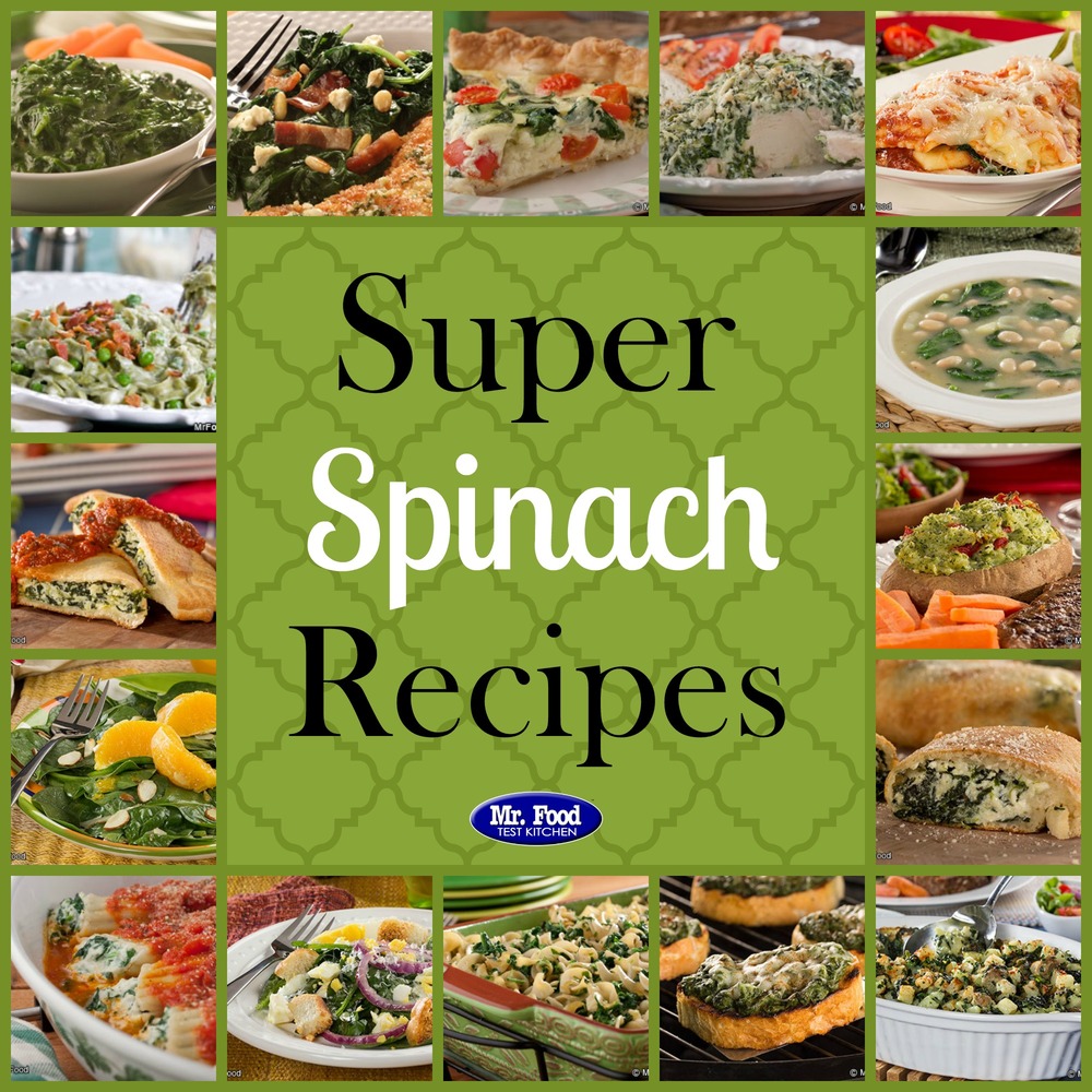 Super Recipes with Spinach: 21 Spinach Salad Recipes, Spinach Dinner