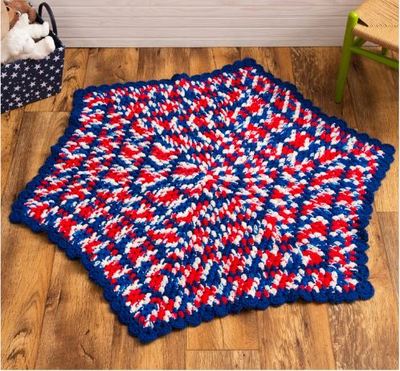 July 4th Crochet Baby Blanket