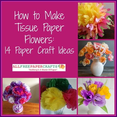 How to Make Tissue Paper Flowers: 14 Paper Craft Ideas How to Make Tissue Paper Flowers: 14 Paper Craft Ideas