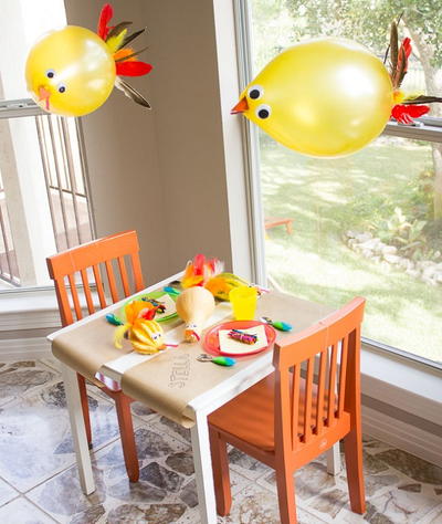 Seriously Silly Turkey Balloon Decorating Ideas