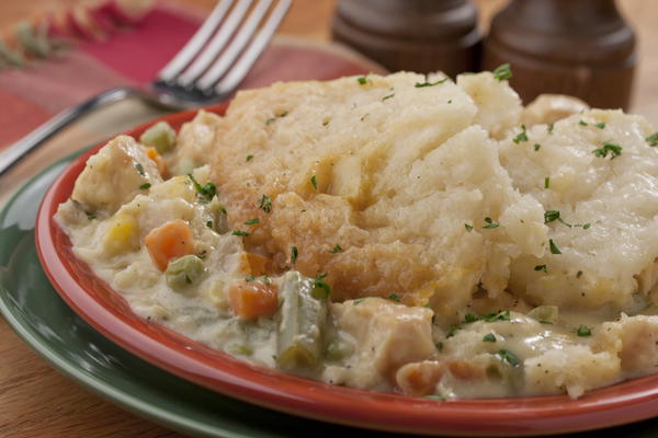 Chicken Cobbler Pie