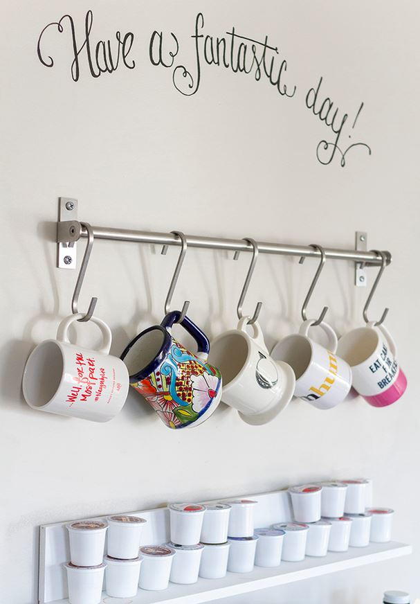 Grundtal Bar Hack DIY Mug Rack Grundtal Bar Hack DIY Mug Rack