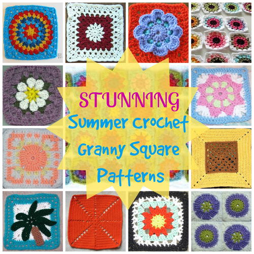 What are some crochet square patterns?