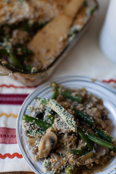 Grown-Up Green Bean Casserole Grown-Up Green Bean Casserole