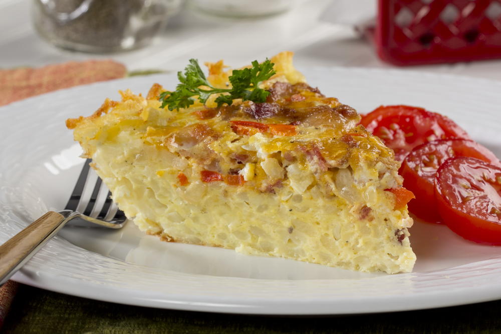 Hash Brown Breakfast Pie