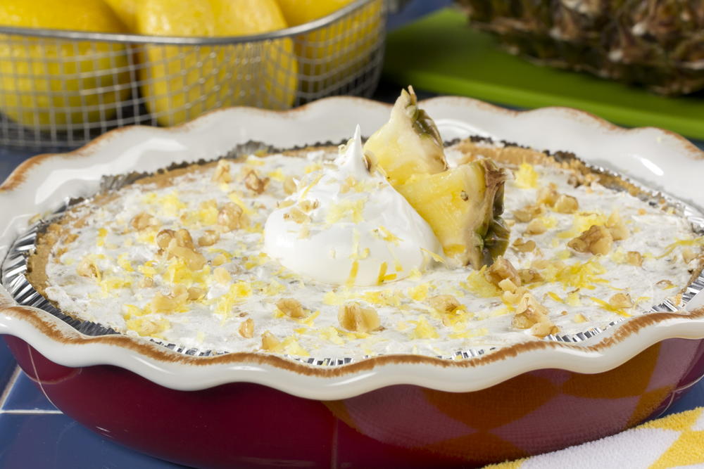 Frozen PineappleLemon Pie