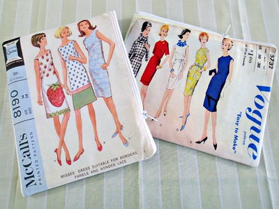 Vintage Patterns Clutch Purse