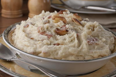 Garlic Baked Smashed Potatoes