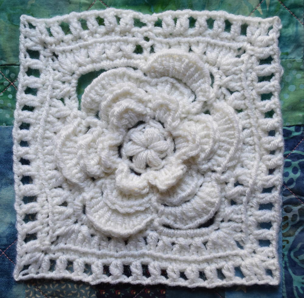 Mayapple Crochet Flower Square FaveCrafts.com