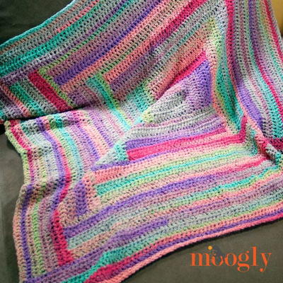 Net Logging Pattern | easy log cabin afghan pattern Net Logging Pattern | easy log cabin afghan pattern