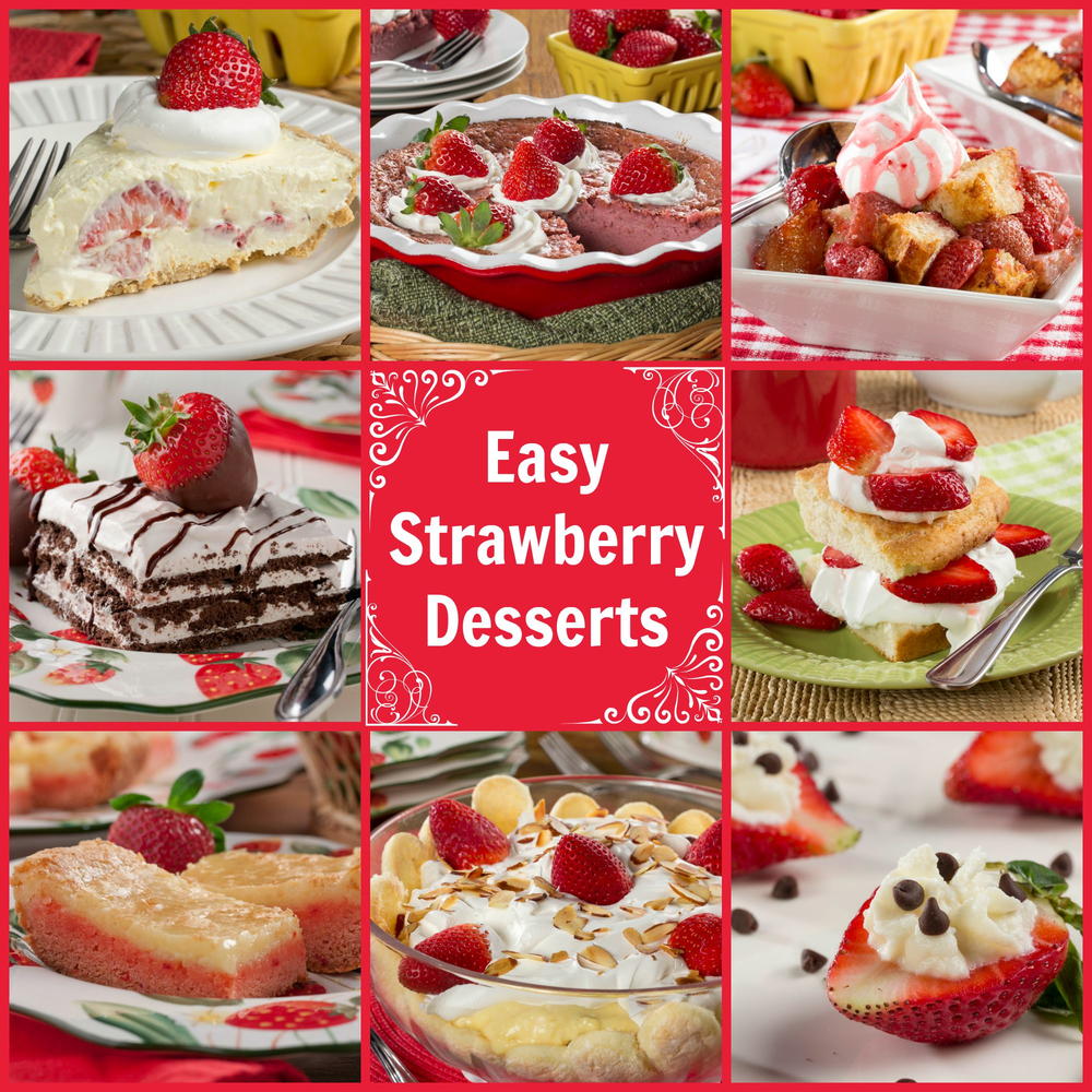 42 Easy Strawberry Dessert Recipes