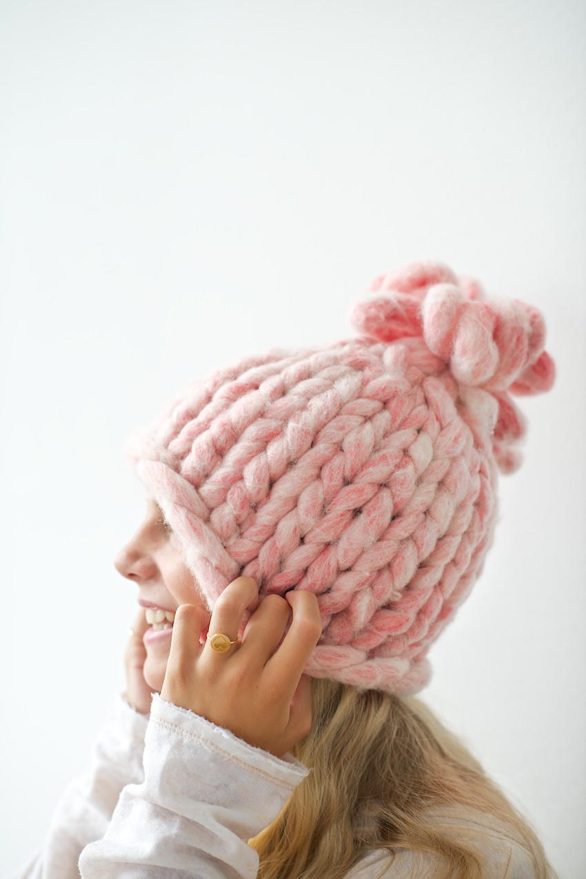 Big Loop Knitted Hat