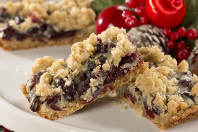 Sour Cream Cranberry Bars