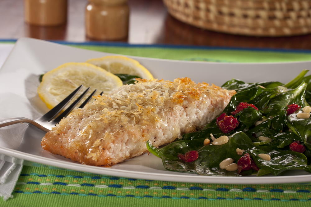 potato crusted salmon mrfood com