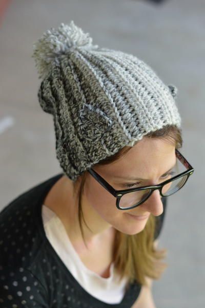 Timber Wolf Slouch Hat AllFreeCrochet.com