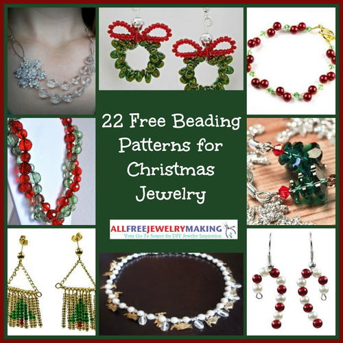 22 Free Beading Patterns for Christmas Jewelry