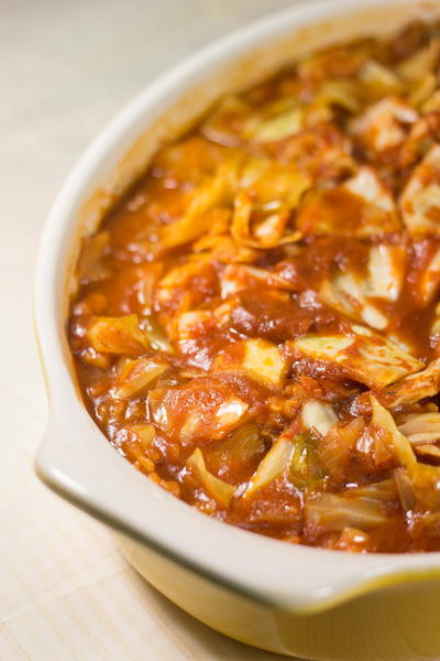 Lazy Unstuffed Cabbage Roll Casserole Lazy Unstuffed Cabbage Roll Casserole
