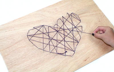 String Art on Wood String Art on Wood