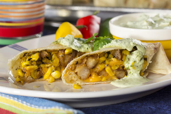 Shrimp Chimichangas