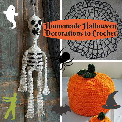 16 Homemade Halloween Decorations to Crochet 16 Homemade Halloween Decorations to Crochet