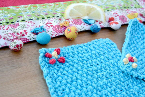 Cutie Seed Stitch Coasters Cutie Seed Stitch Coasters