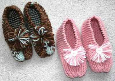 Grandma's Knitted Slippers Grandma's Knitted Slippers