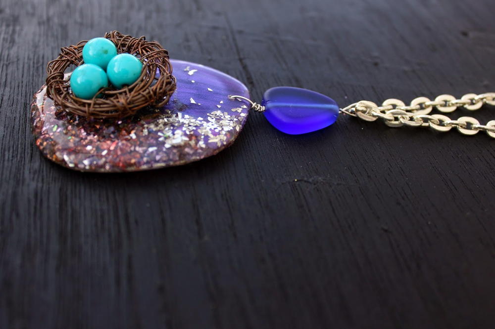 How to Make a Bird Nest Necklace