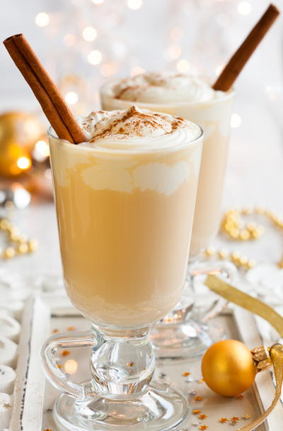 Beautiful Homemade Eggnog 