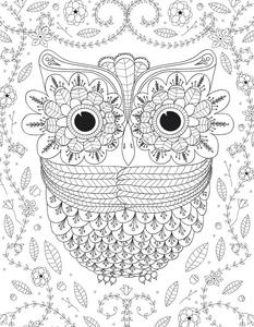 Owl Family Printable Coloring Page | FaveCrafts.com