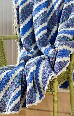 Crochet Crochet to Corner Throw Pattern
