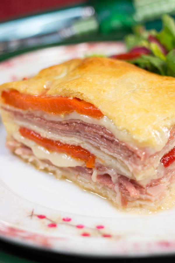 Layered Italian Crescent Roll Bake Layered Italian Crescent Roll Bake