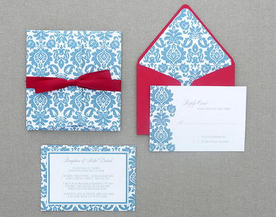 Seagull Damask Printable Invitation Suite Seagull Damask Printable Invitation Suite