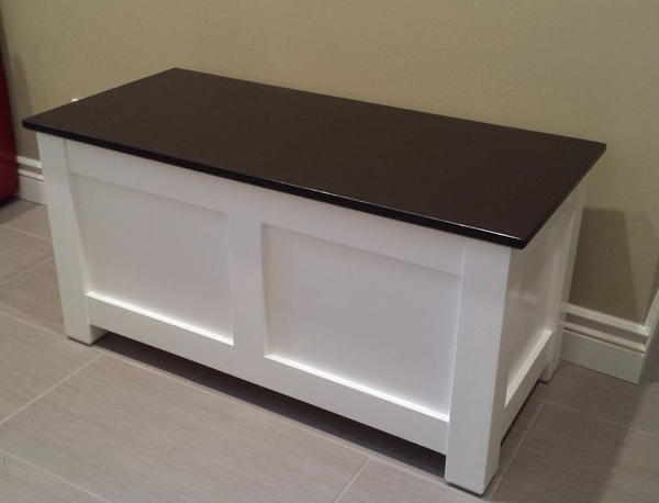 Homemade Entryway Storage Bench Homemade Entryway Storage Bench
