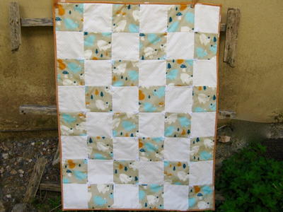 One Patch Organic Baby Quilt