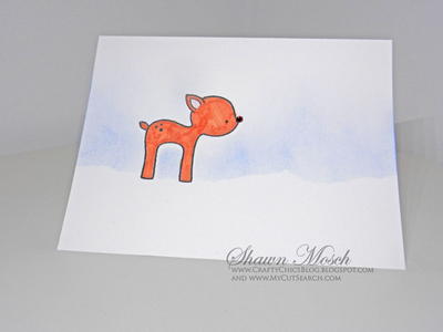 A-deer-able DIY Christmas Card