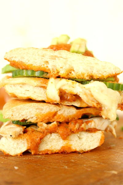 Leftover Thanksgiving Turkey Pesto Panini | RecipeLion.com