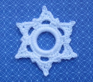 Crochet Six Point Snowflake Ornament Crochet Six Point Snowflake Ornament
