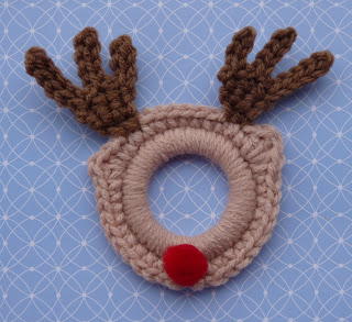 Crochet Rudolph the Red Nosed Reindeer Ornament Crochet Rudolph the Red Nosed Reindeer Ornament
