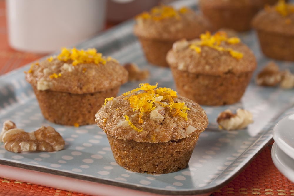 Orange Walnut Mini Muffins | EverydayDiabeticRecipes.com