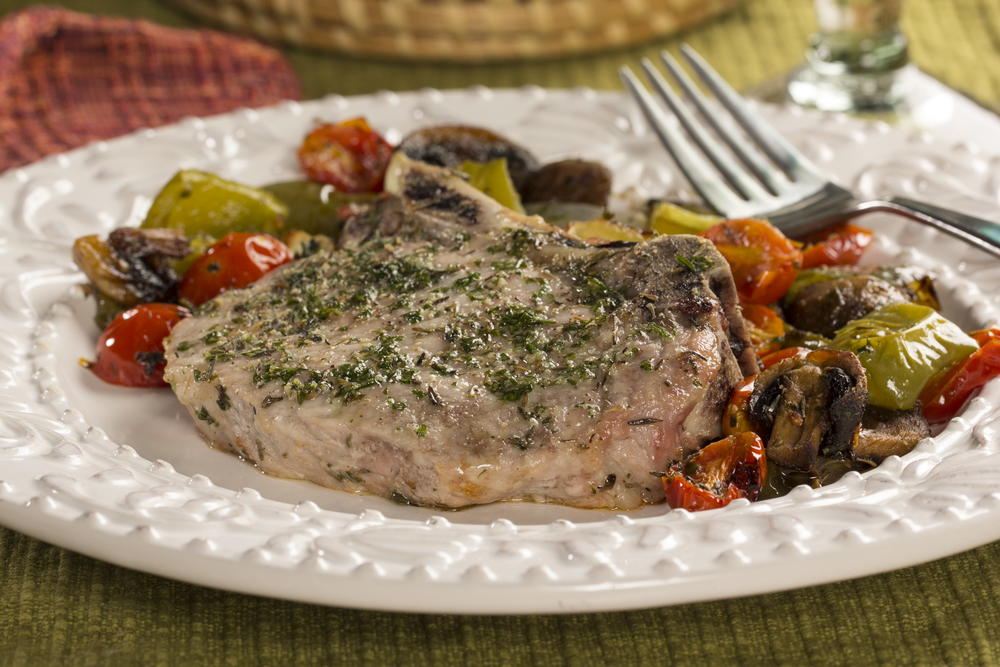 Roasted Pork Chops and Vegetables | EverydayDiabeticRecipes.com