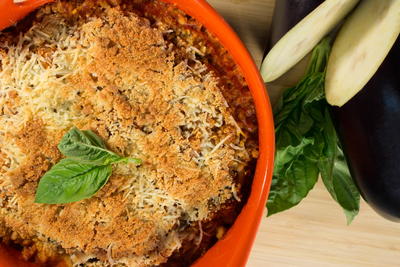 Not-Your-Mama's Eggplant Parmesan Not-Your-Mama's Eggplant Parmesan