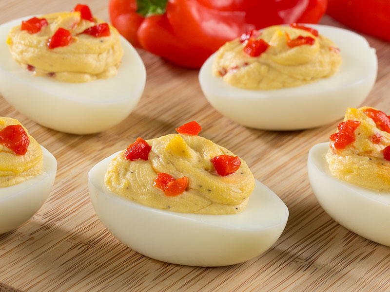 Hummus Deviled Eggs