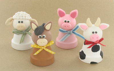 Clay Pot Farm Animals Clay Pot Farm Animals