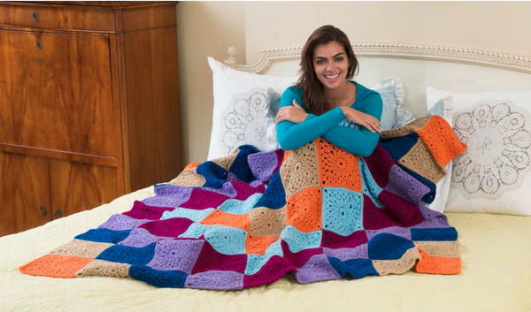 Big Hug Square Crochet Blanket Big Hug Square Crochet Blanket