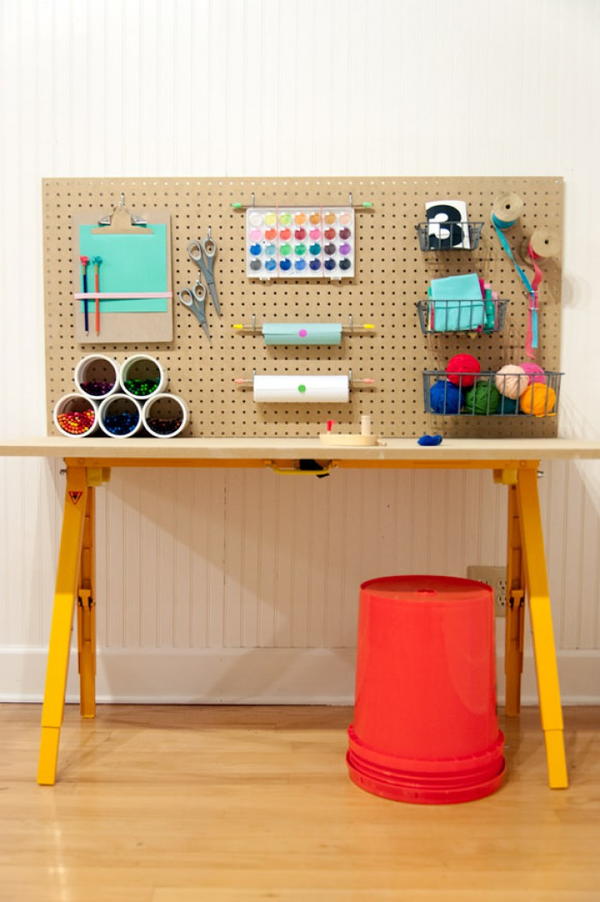 Storage Station with PVC Cubbies Storage Station with PVC Cubbies