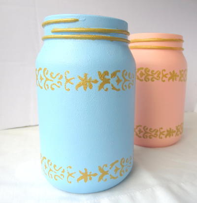 Re-Purposed Jars for Mother's Day Re-Purposed Jars for Mother's Day