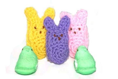 Small Crochet Bunny Peeps Small Crochet Bunny Peeps
